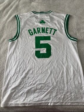 Boston Celtics #5 Kevin Garnett NBA Adidas Swingman Away Jersey